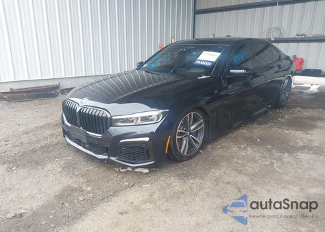 2022 BMW 750 I xDrive z USA, uszkodzony, nr VIN WBA7U2C00NCG91224